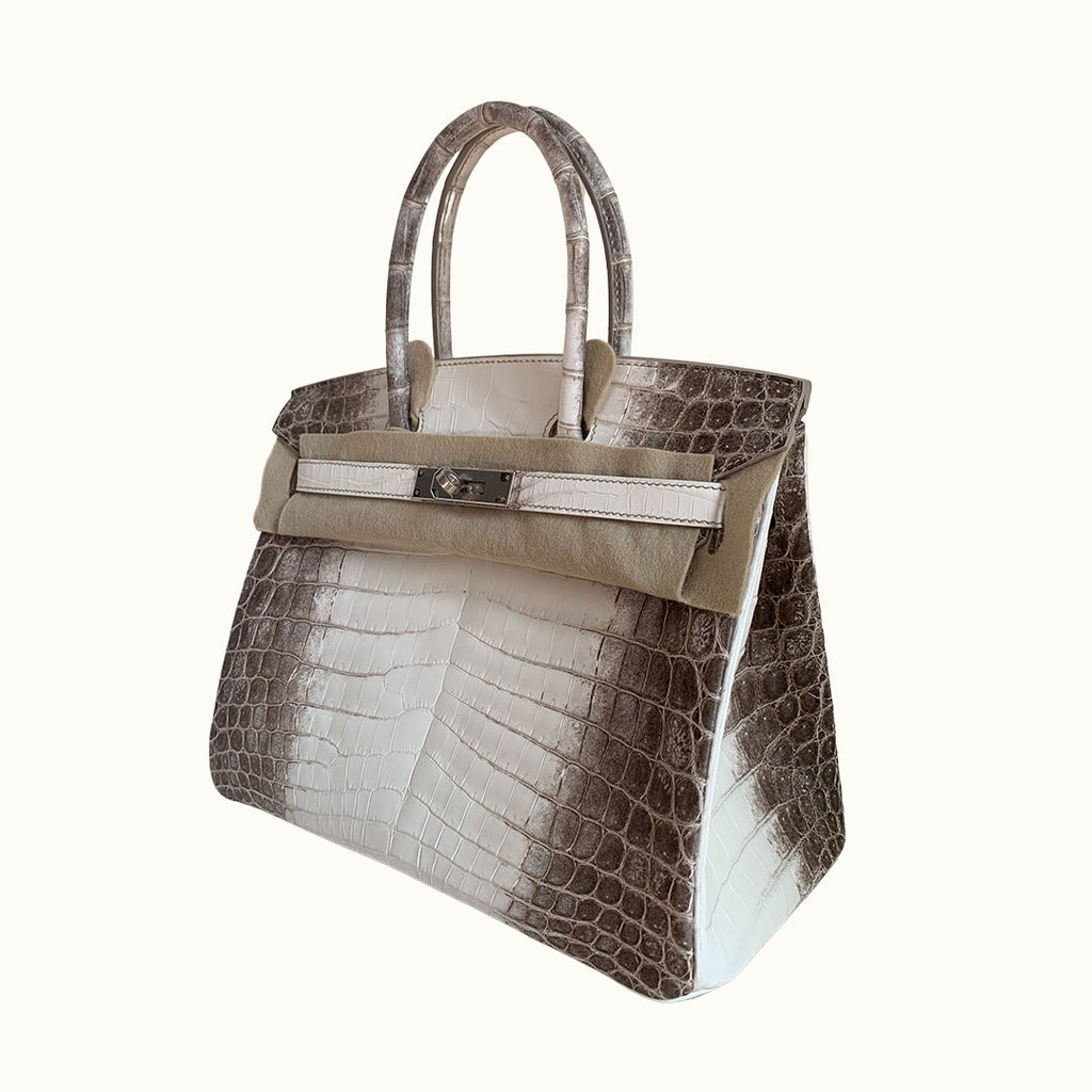Hermès Birkin 25 Himalaya Niloticus Crocodile PHW ○ Labellov